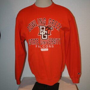 Bowling Green State University Falcons Large Orange Sweatshirt Chest: 46" BGSU